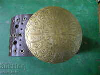 Old ladies' belt with bronze buckle
