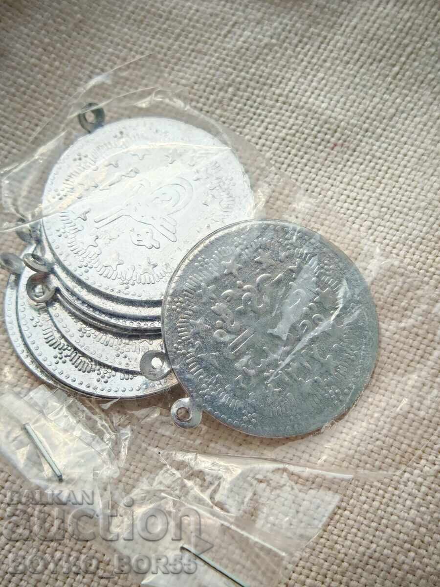 Аукцион Османски Турски Парички Монети Пендари за Народна Носия