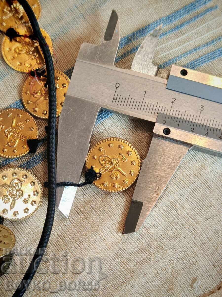 String of Ottoman Turkish Coins, Pendants, Folk Costume with price 35.00 BGN | € 17.90