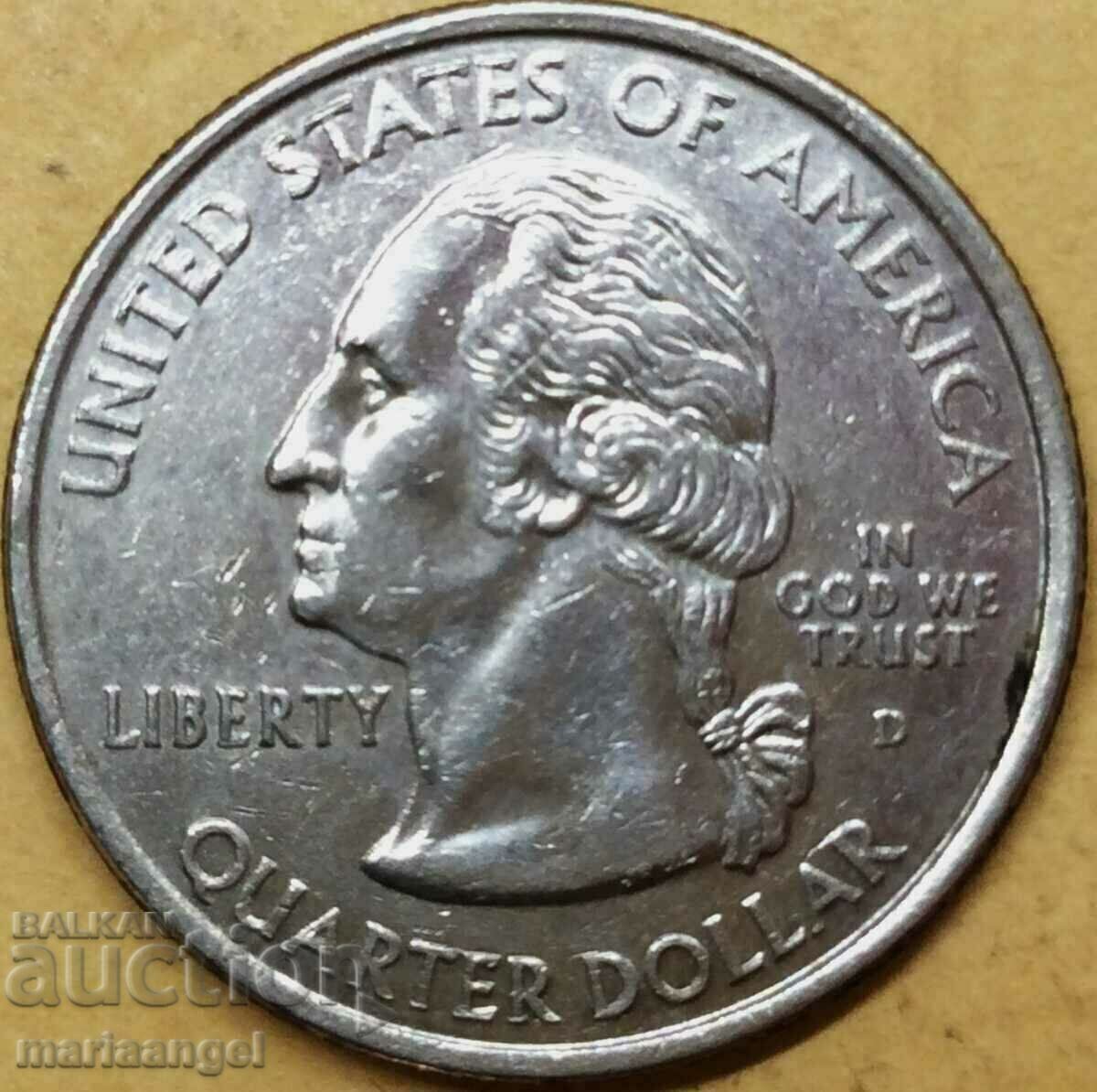 Τρίμηνο Δολάριο ΗΠΑ 2004 με τιμή 2.00 BGN | € 1.02 Τρίμηνο Δολάριο ΗΠΑ 2004 με τιμή 2.00 BGN | € 1.02