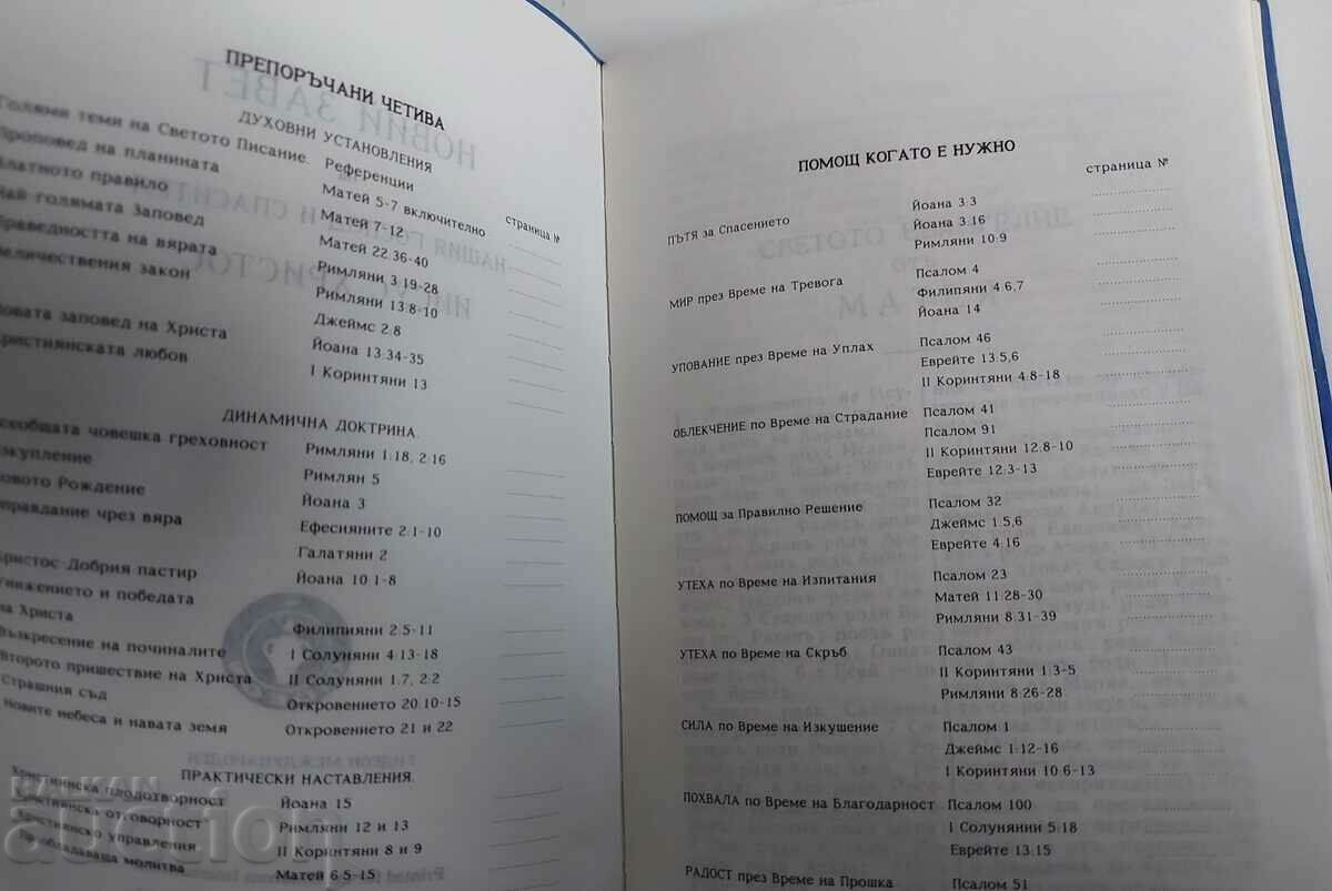 Аукцион НОВИЯТ ЗАВЕТ ПСАЛМИ ЕВАНГЕЛИЕ ХРИСТОС РЕЛИГИОЗНА ЛИТЕРАТУРА