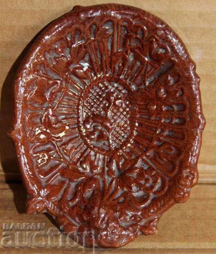 19th Century Holy Sepulchre Ceramic Bowl Pilgrimage Jerusalem Jesus