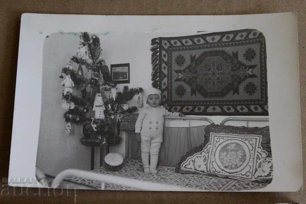 1936 NEW YEAR CHRISTMAS BIRTH OLD PHOTO PHOTOGRAPH