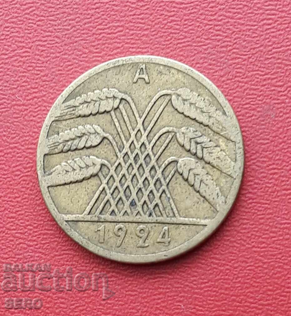 Germany-10 Pfennig 1924 A-Berlin with price 0.50 BGN | € 0.26 Germany-10 Pfennig 1924 A-Berlin with price 0.50 BGN | € 0.26