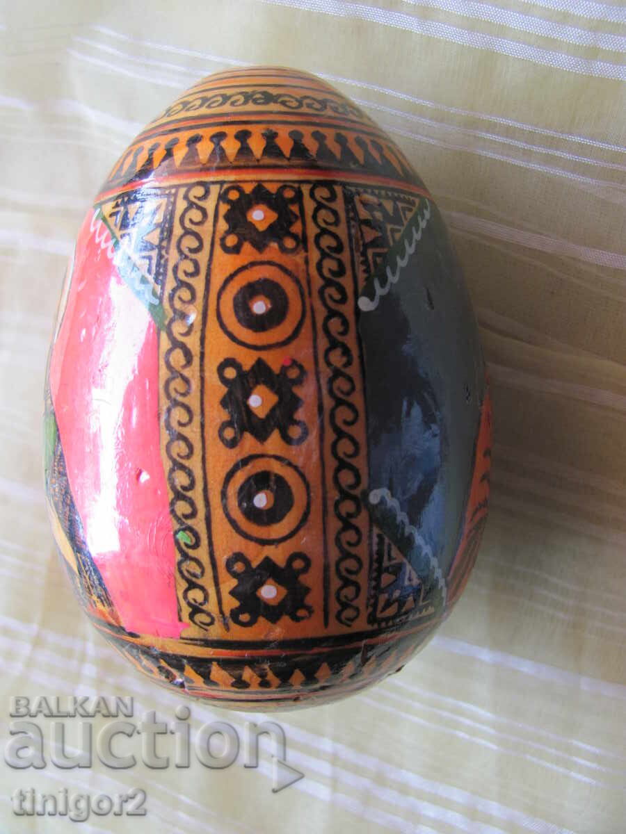 Delivery of Painted Icon, wooden egg, Virgin Mary, Jesus