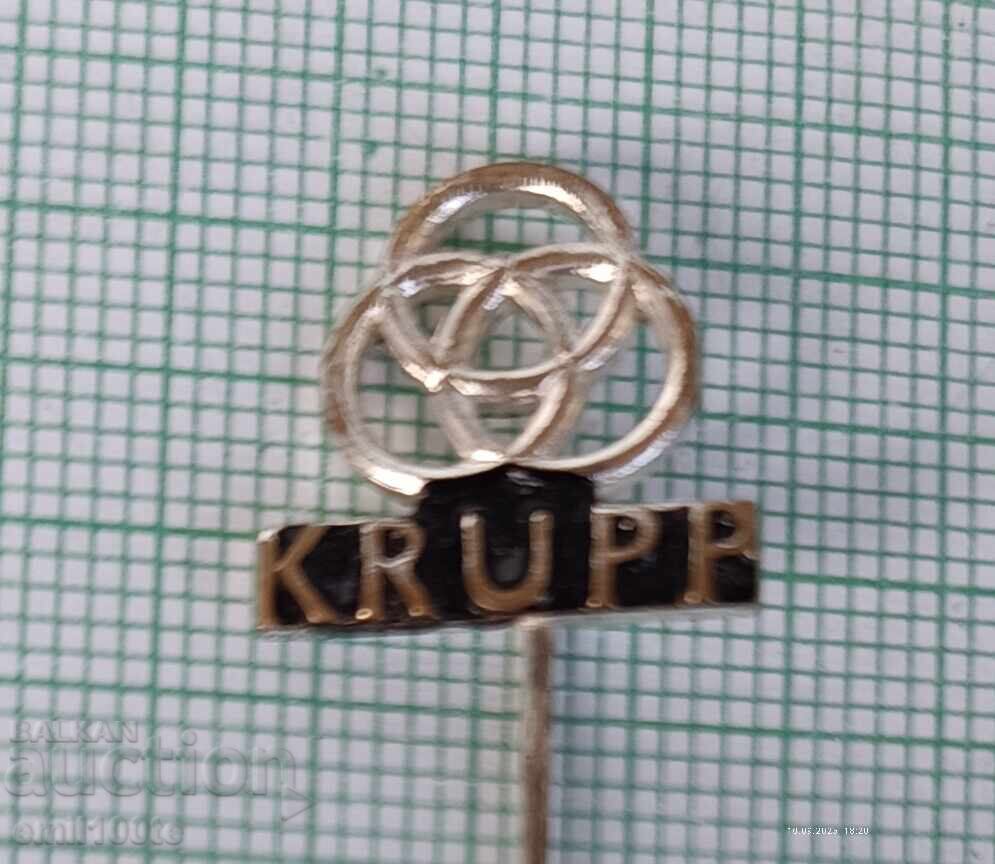 Badge - KRUPP Germany Weapon Manufacturer with price 5.00 BGN | € 2.56