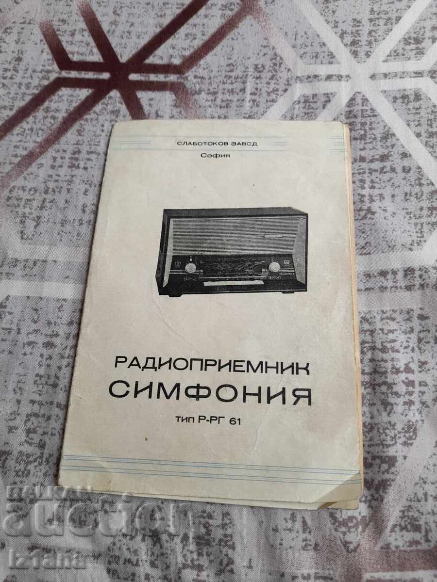 Εγχειρίδιο χρήσης, διάγραμμα ραδιοφώνου Συμφωνία Εγχειρίδιο χρήσης, διάγραμμα ραδιοφώνου Συμφωνία