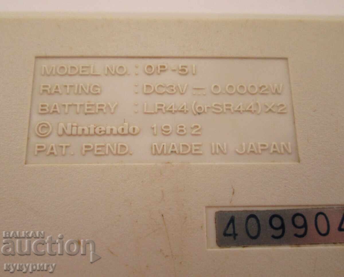Аукцион Стара детска електронна LCD игра Nintendo OIL PANIC 1982 год