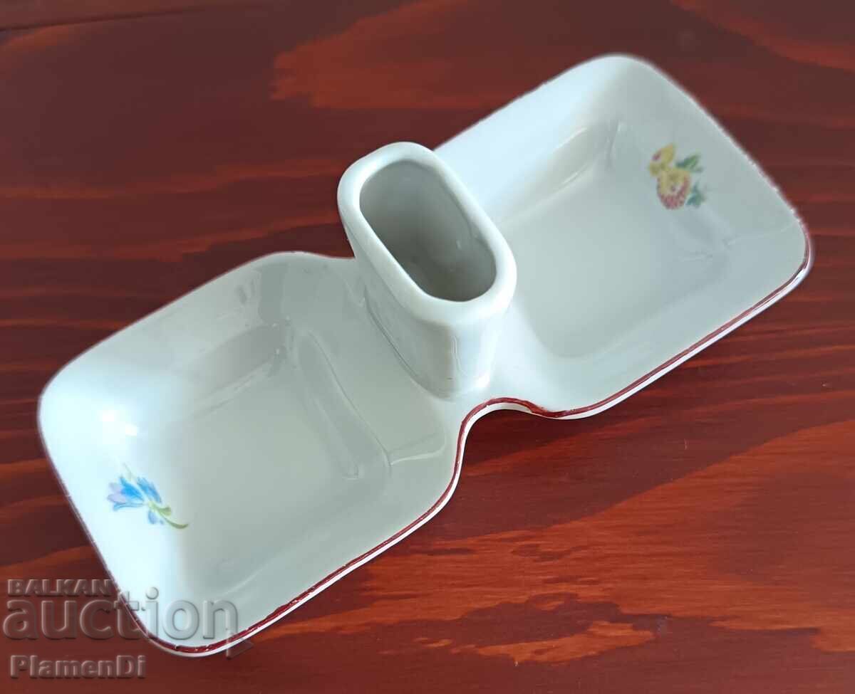 Auction  Old Bulgarian Porcelain - Salt Cellar