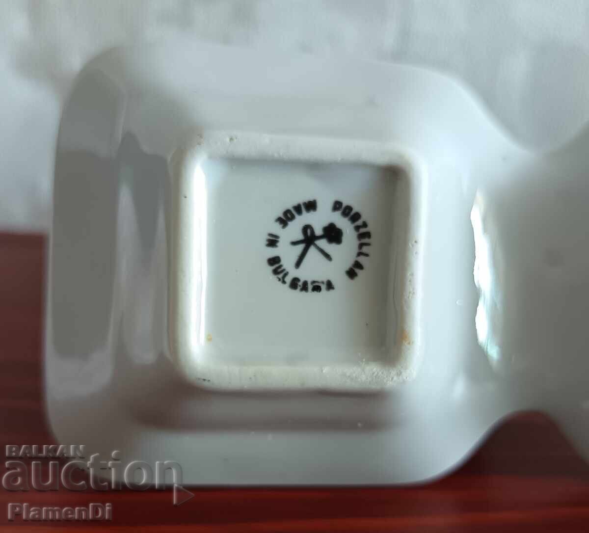 Old Bulgarian Porcelain - Salt Cellar - 6