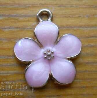 Медальонче - цвете (емайл)