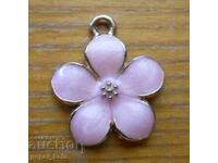 Pendant - flower (enamel)