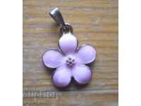 Медальонче - цвете (емайл)