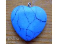 Pendant - Turquoise Heart