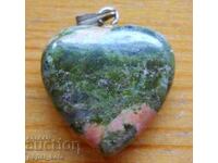 Medalion - inimă de jasp