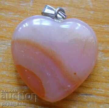 Amulet - agate heart with price € 3.00 | 5.87 BGN