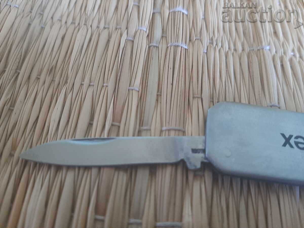 Auction Small metal advertising pocket knife Armaflex knife Auction Small metal advertising pocket knife Armaflex knife