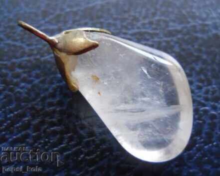 Medalion - pandantiv din cristal de stâncă cu preț 3.00 BGN | € 1.53