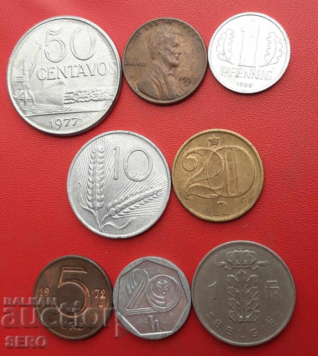 Mixed lot of 8 coins Mixed lot of 8 coins