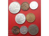 Mixed lot of 8 coins