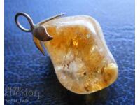 Μεταλλιόν - μενταγιόν από κιτρίνη