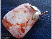 Medalion - pandantiv din aventurin roz