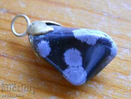 Obsidian Pendant - Necklace