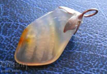 Μετάλλιο - μενταγιόν από αχάτη