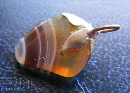 Pendant - agate pendant with price 4.00 BGN | € 2.05