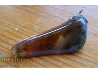 Медальон - висулка от мъхов ахат