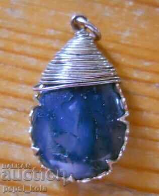 Μετάλλιο - μενταγιόν από μόσχο αχάτη με τιμή 10.00 BGN | € 5.11