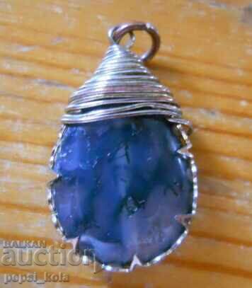 Μετάλλιο - μενταγιόν από μόσχο αχάτη