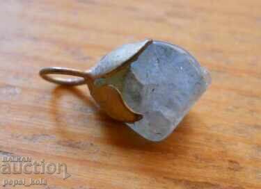 Медальон - висулка от аквамарин