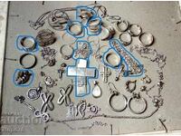 ΧΡΙΣΤΟΥΓΕΝΝΙΑΤΙΚΗ ΕΚΠΤΩΣΗ Παρτίδα ΑΡΓΥΡΩΝ ΚΟΣΜΗΜΑΤΩΝ 83,5γρ ΑΣΗΜΙ 925