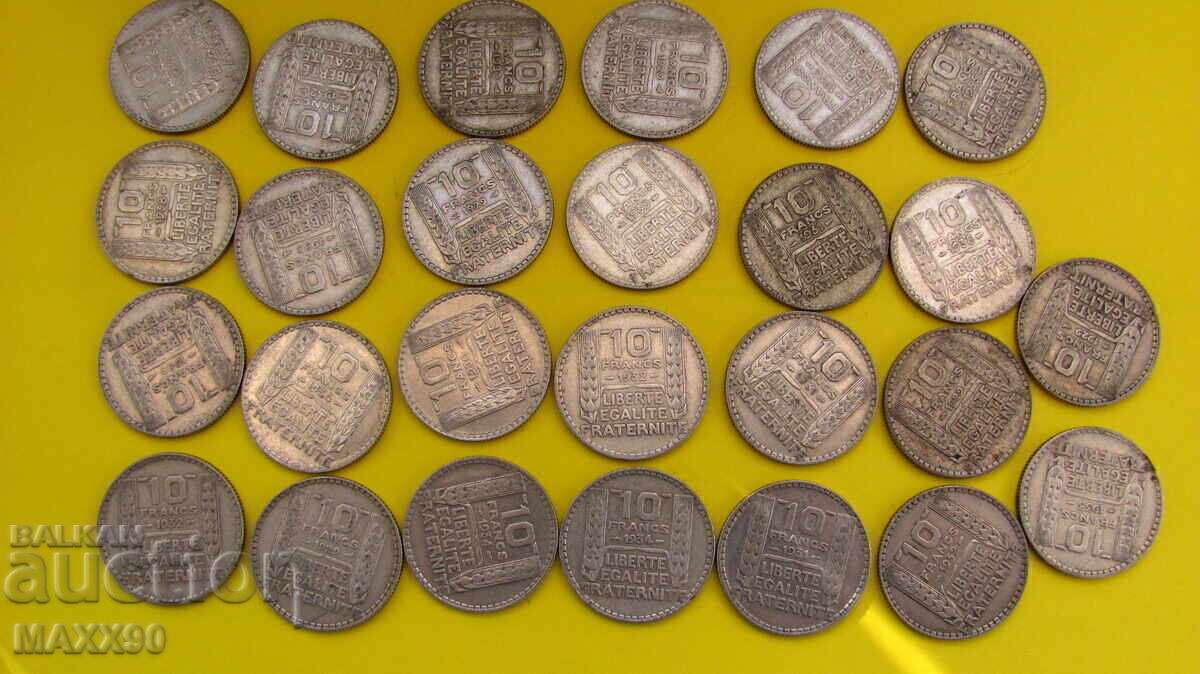 10 franci de argint