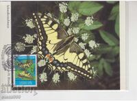 Postcard MAX FDC Butterflies Insects
