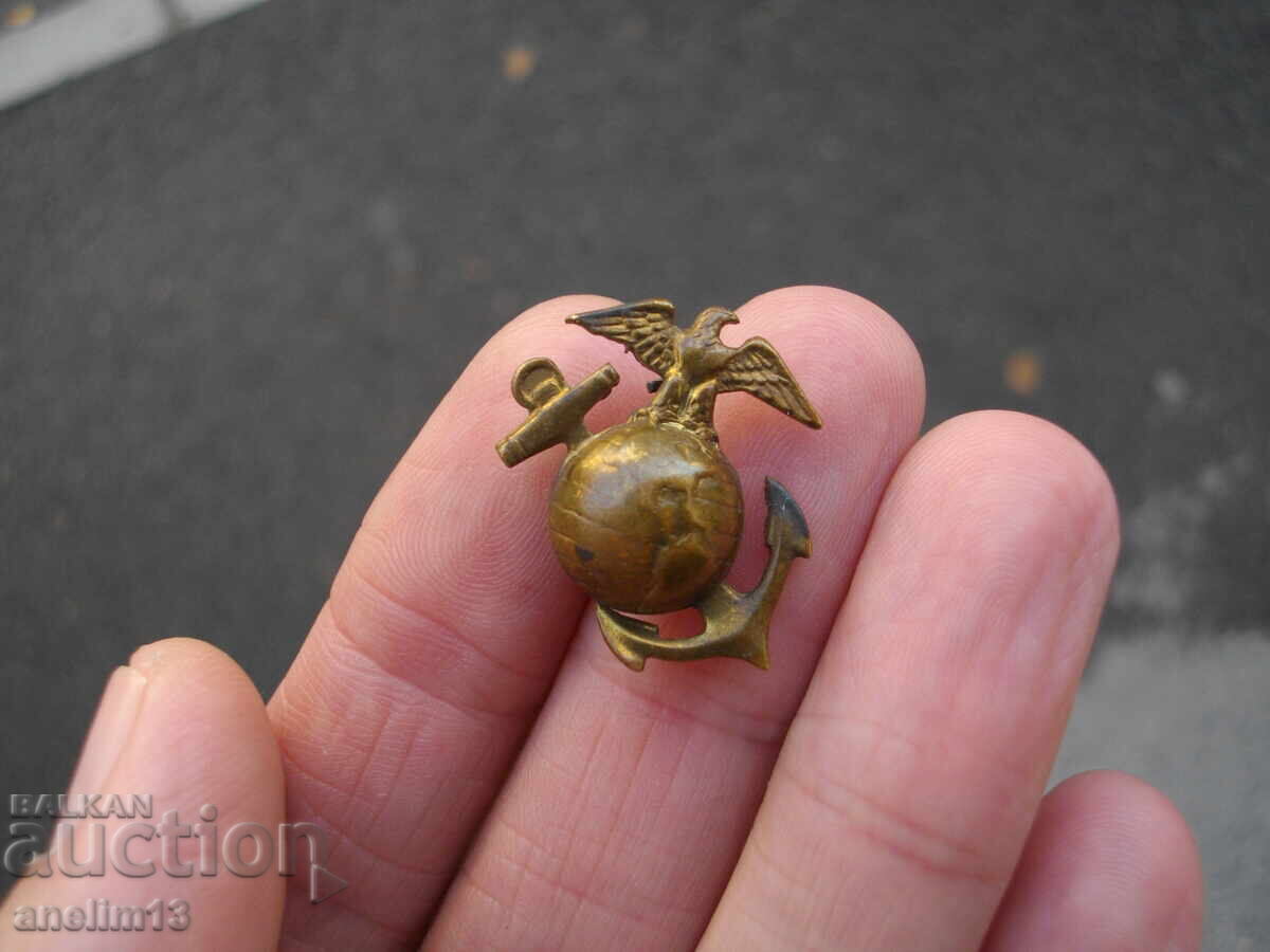 Παράδοση ΠΑΛΑΙΟ ΕΜΒΛΗΜΑ ΧΑΛΚΙΝΟ ΒΙΔΩΤΟ ΣΩΜΑ ΣΤΟ US MARINE CORPS