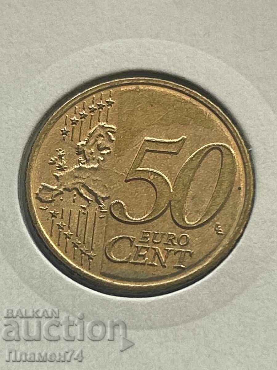 50 цента 2017 Малта с цена 1.00 лв. | € 0.51