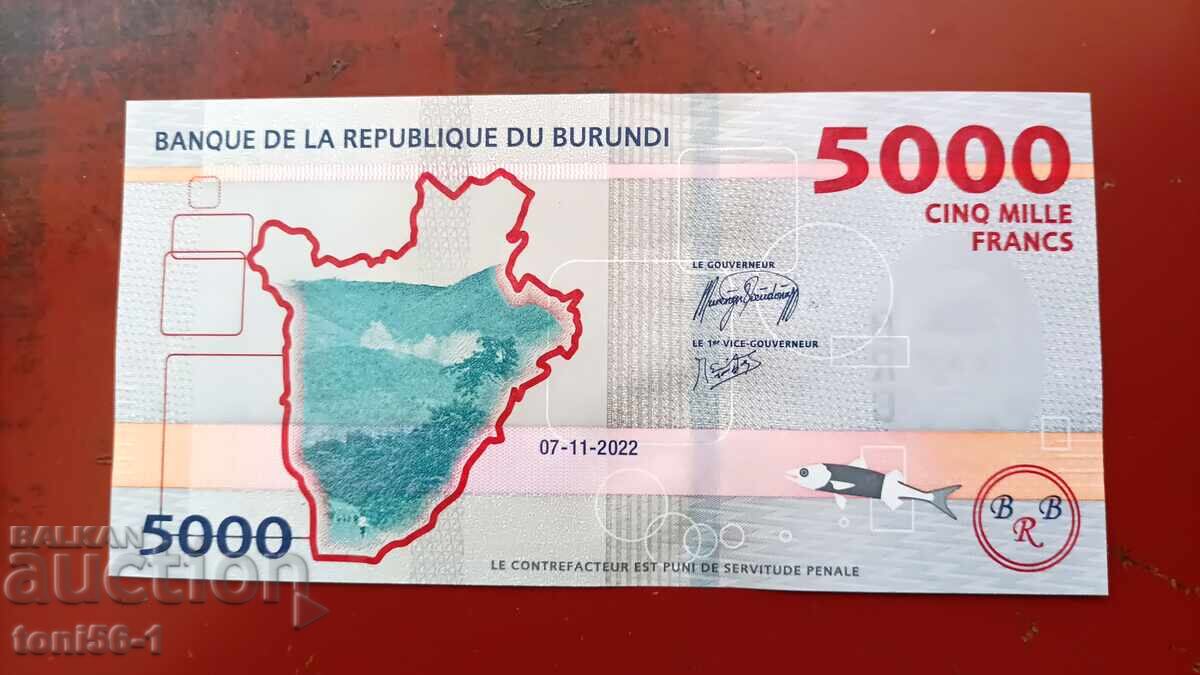 Burundi 2000 Francs 2022 UNC Burundi 2000 Francs 2022 UNC