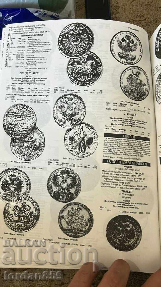Delivery of Rare catalog of all world coins 1601/1994