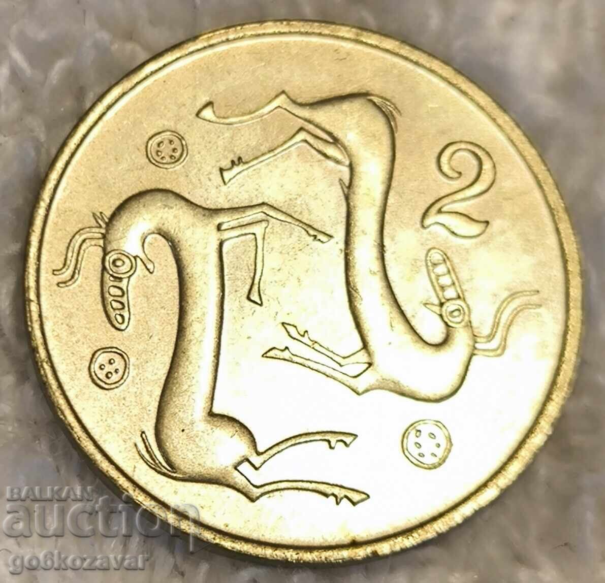 Кипър 2 цента 1983г UNC с цена 1.00 лв. | € 0.51 Кипър 2 цента 1983г UNC с цена 1.00 лв. | € 0.51