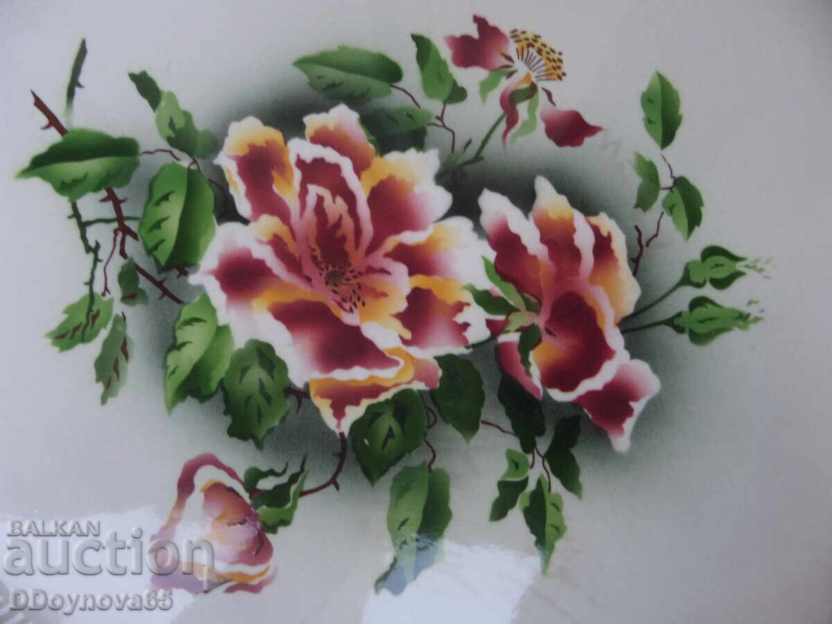 Auction  Large porcelain platter, Tsarist Bulgaria