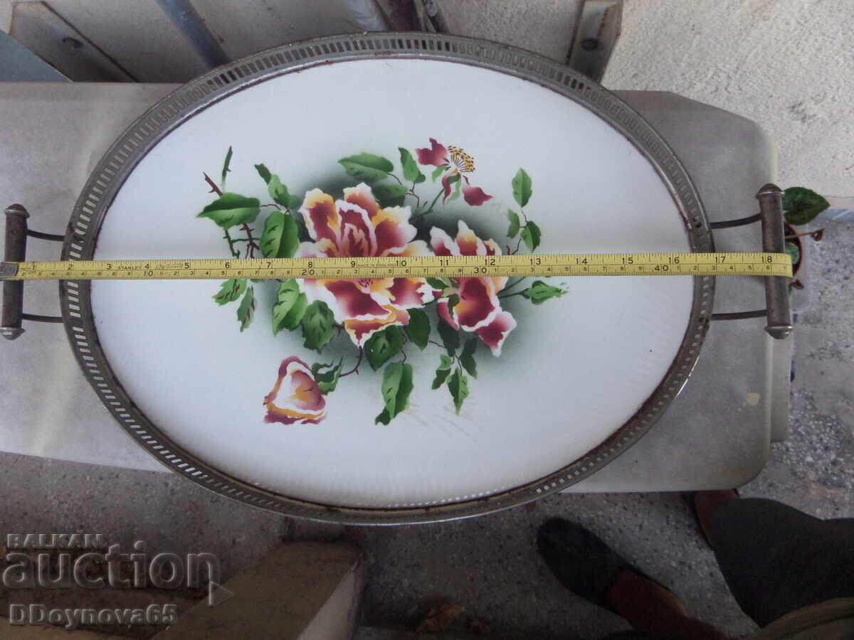 Delivery of Large porcelain platter, Tsarist Bulgaria