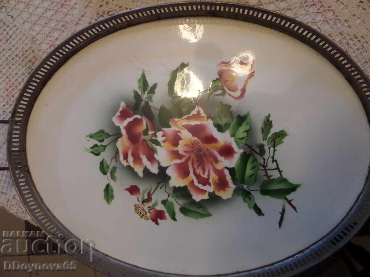 Large porcelain platter, Tsarist Bulgaria - 6
