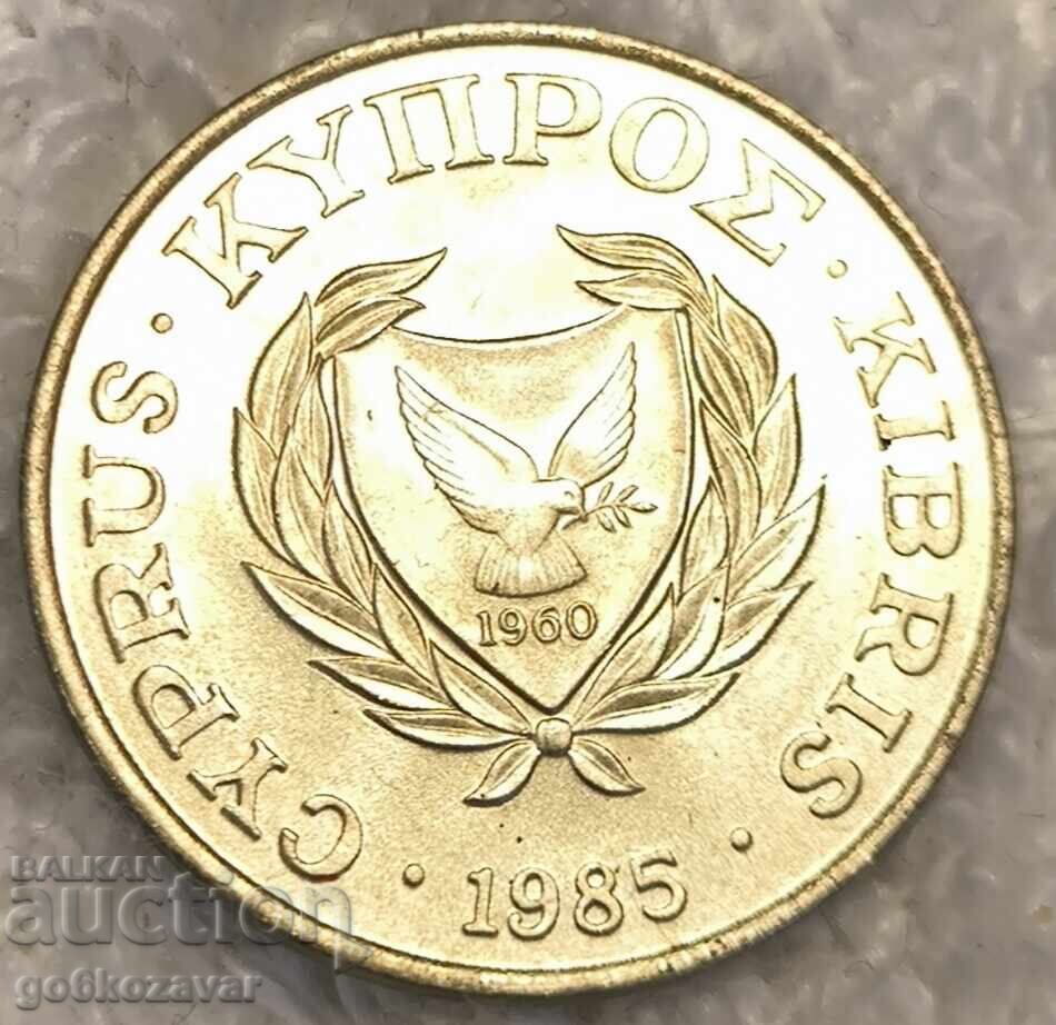 Кипър 5 цента 1985г UNC
