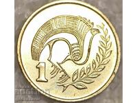Кипър 1 цент 1983г UNC