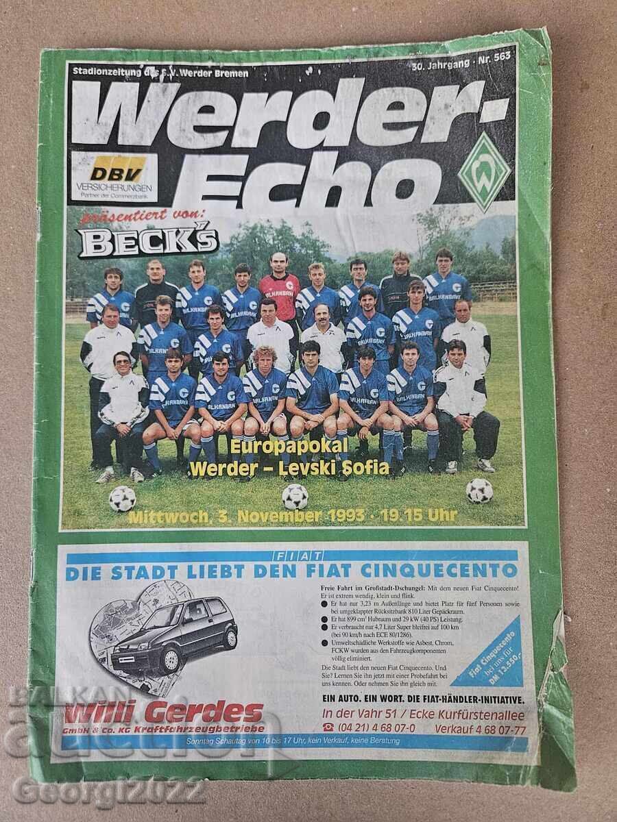 Werder - Levski Champions League 1993