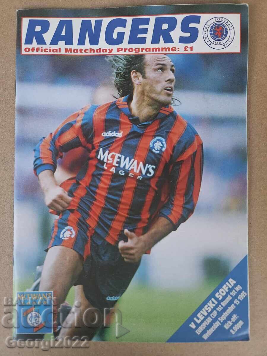 Glasgow Rangers - Levski Champions League 1993