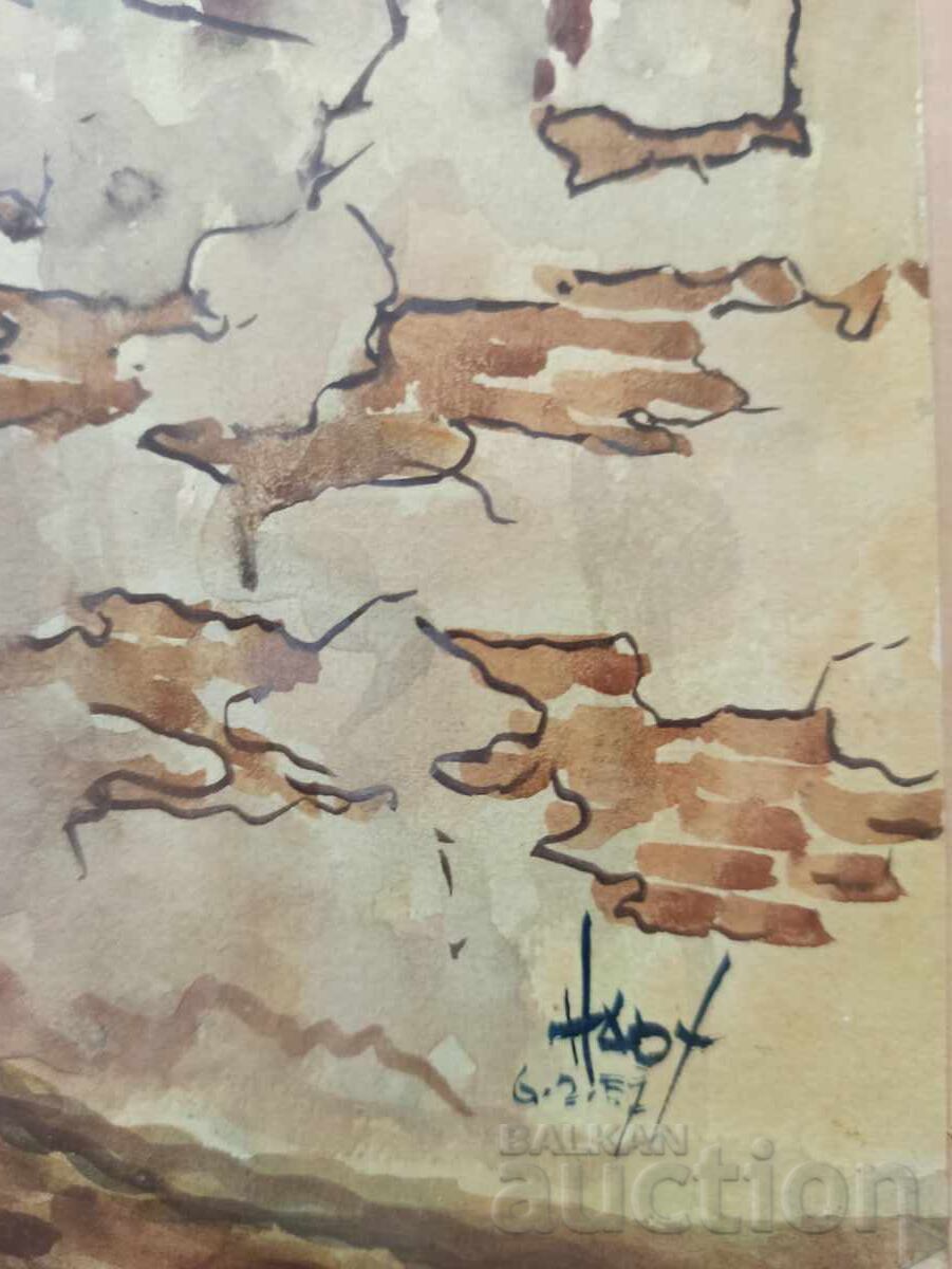 Delivery of Two very beautiful old watercolors. Delivery of Two very beautiful old watercolors.