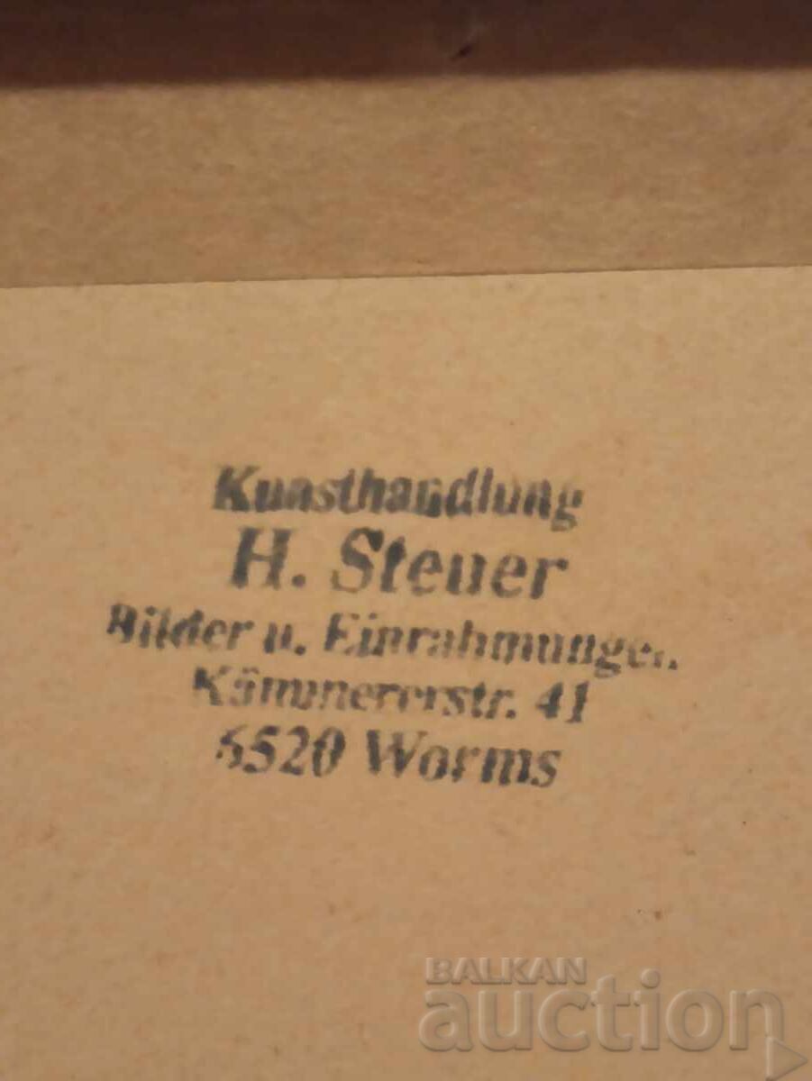 Delivery of Huge beautiful watercolor, signed